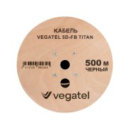 Кабель коаксиальный VEGATEL 5D-FB (Titan, черный)