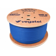 Кабель коаксиальный VEGATEL 8D-FB Cu (ГОСТ, синий) бухта 100м