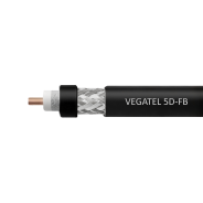 Кабель коаксиальный VEGATEL 5D-FB Cu (ГОСТ, черный) бухта 100м