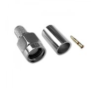 Кабельная сборка VEGATEL RG-58 A/U Cu (ГОСТ, PE, черный) (SMA-male - SMA-female) 2м