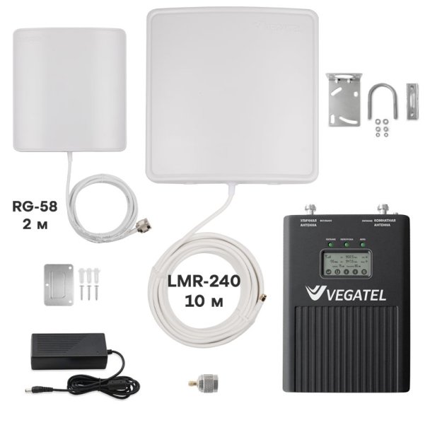 Комплект VEGATEL VT3-900L-kit (дом, LED)